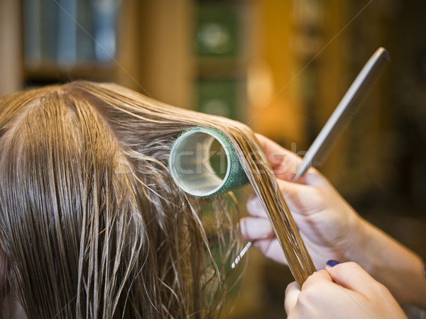 Stock photo: Hair care close-up