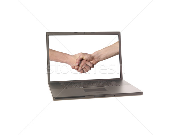 Laptop displaying  Stock photo © gemenacom