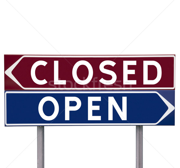 Open or Closed Stock photo © gemenacom