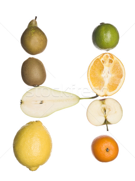 Fuori frutta isolato bianco scuola Foto d'archivio © gemenacom