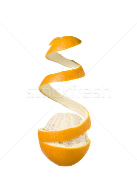 Cojit portocaliu izolat alb close-up Imagine de stoc © gemenacom