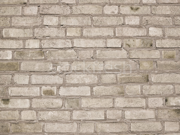 Worn Brick Wall Pattern Full Frame Stock photo © gemenacom
