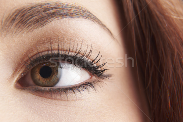 [[stock_photo]]: Yeux · brun · oeil · faux · beauté