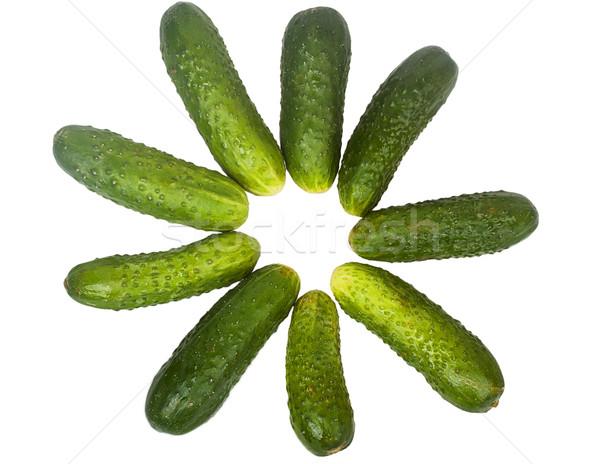 Fresh cucumbers Stock photo © GeniusKp