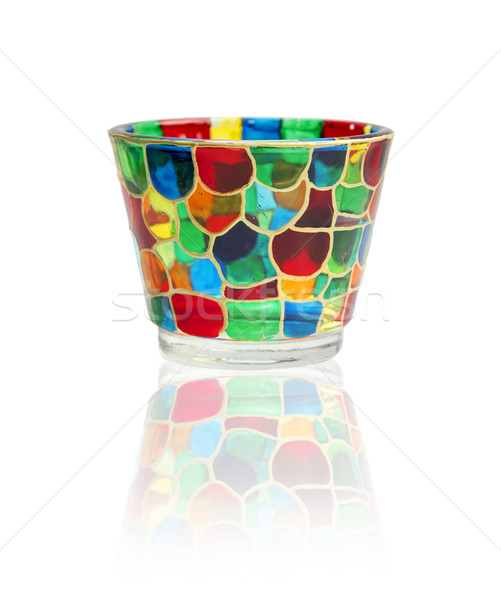 Glass with stained glass Stock photo © GeniusKp