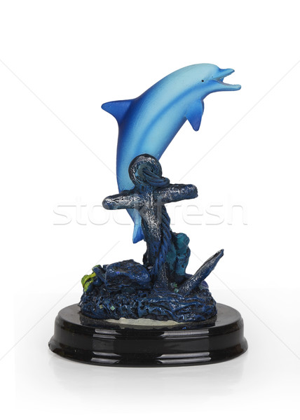Plaster figurine of a dolphin Stock photo © GeniusKp