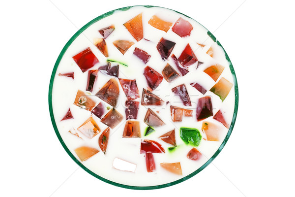 Stock photo: Delicious jelly cake