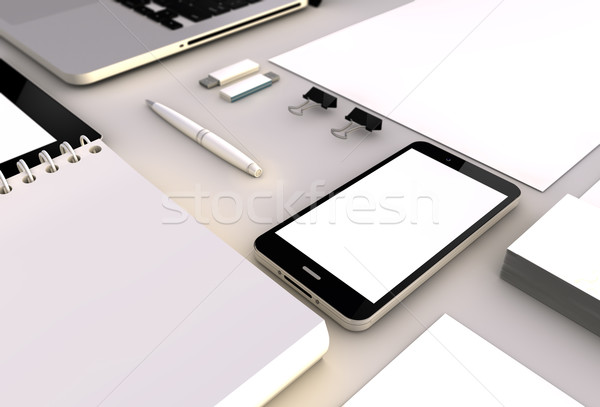 branding book mock-up Stock photo © georgejmclittle