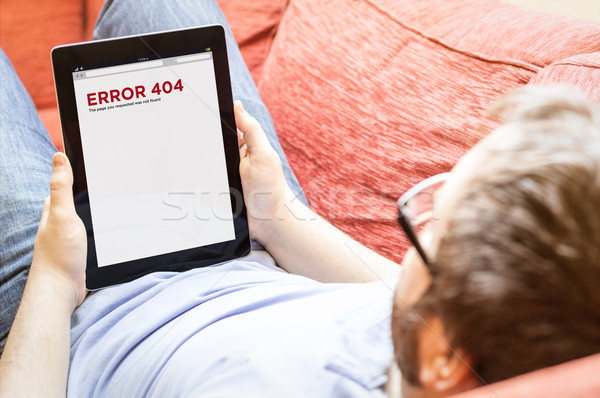 Foto stock: Erro · 404 · tecnologia · estilo · de · vida · conectividade