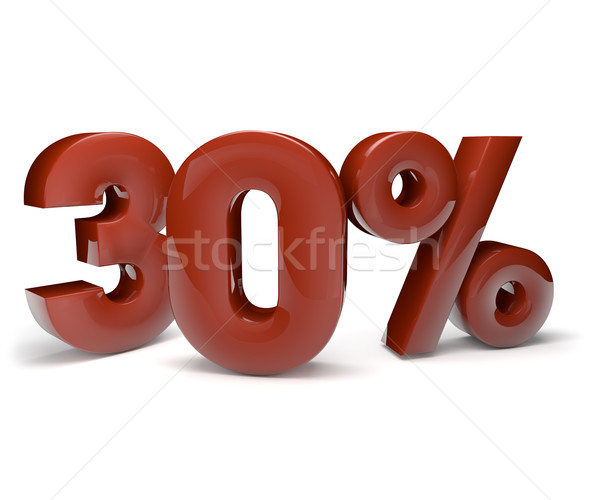 Tizenhárom százalék 3d render vásárlás áruház bolt Stock fotó © georgejmclittle