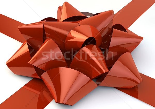 Piros íj render születésnap háttér bolt Stock fotó © georgejmclittle