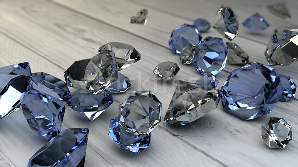 falling diamonds Stock photo © georgejmclittle