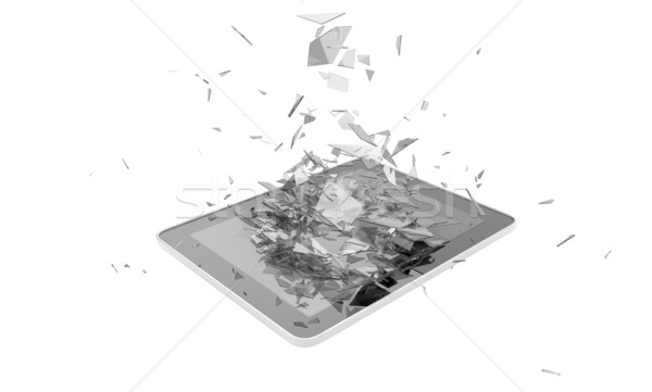 broken tablet Stock photo © georgejmclittle