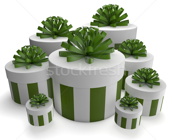 green gifts Stock photo © georgejmclittle