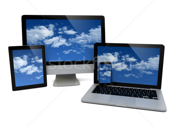 [[stock_photo]]: Nuage · technologie · bleu