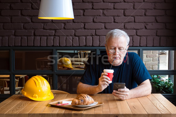 Refreshment coffee break Stock photo © georgemuresan