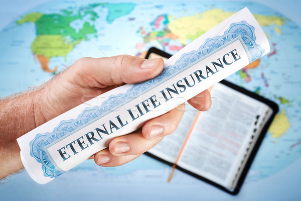 Eternal life insurance Stock photo © georgemuresan