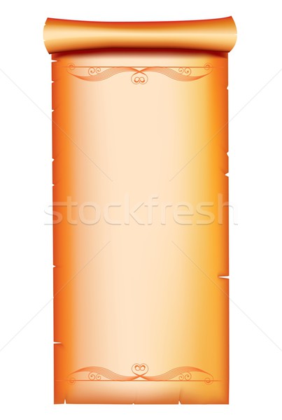 Scroll vector oud papier tekst achtergrond brief Stockfoto © GeraKTV