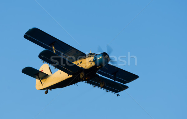 Old airplane in the sky Stock photo © Geribody