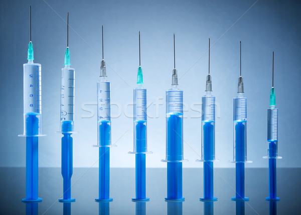 Many injection needle queued coexist Stock photo © Geribody