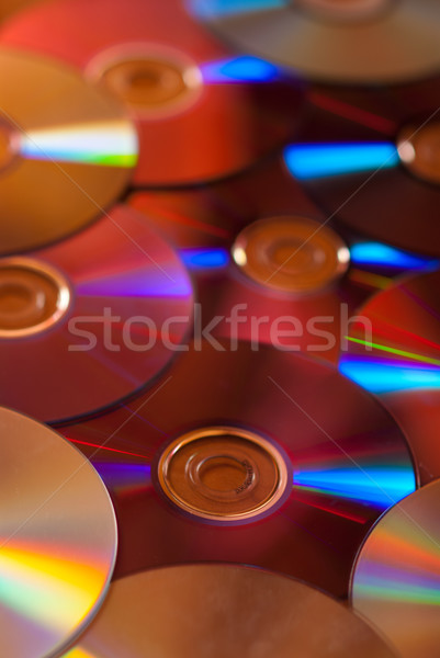 Stock fotó: Cd-k · számítógép · absztrakt · technológia · háttér · szoftver