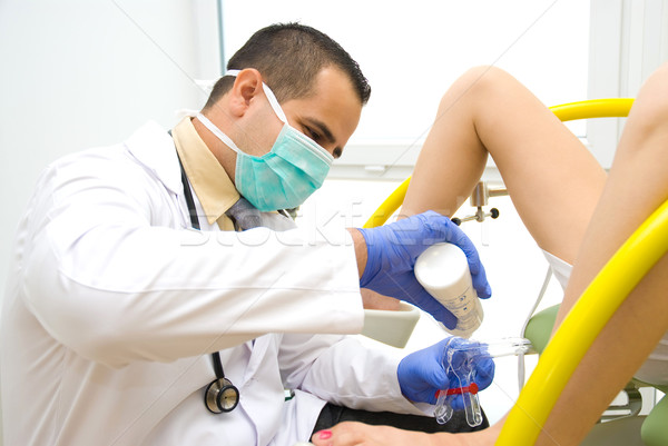 Stock photo: A gynecological examination