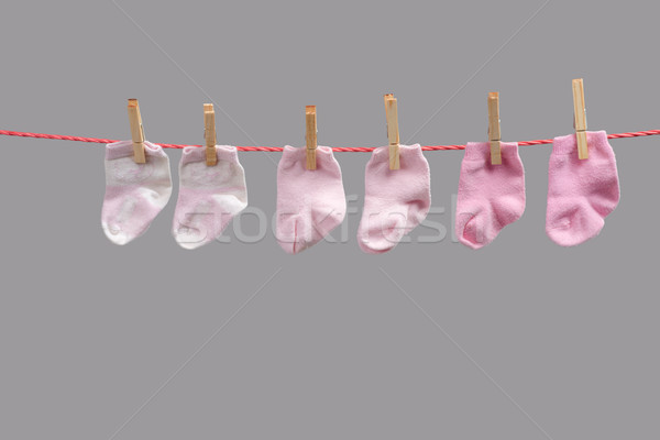 Foto stock: Calcetines · bebé · ninos · nino