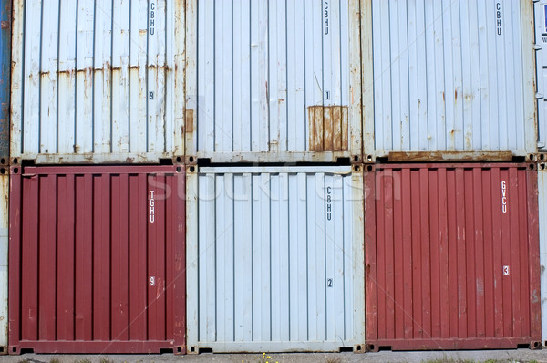 containers at the port for shipment Stock photo © Gilles_Paire