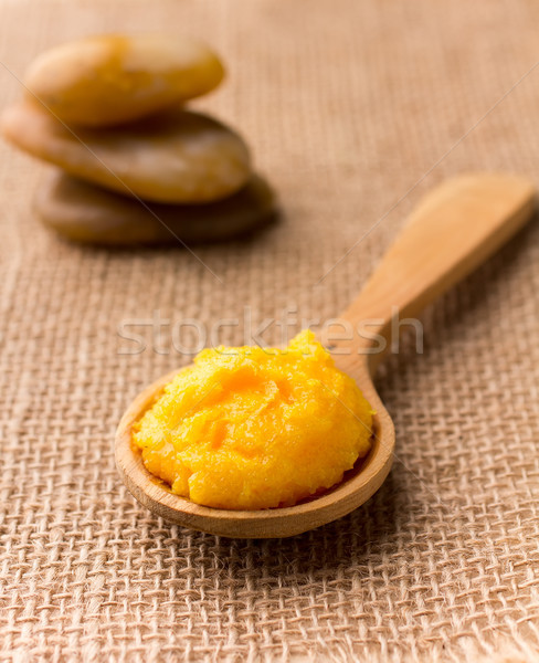 манго тело масло цветок древесины Сток-фото © gitusik