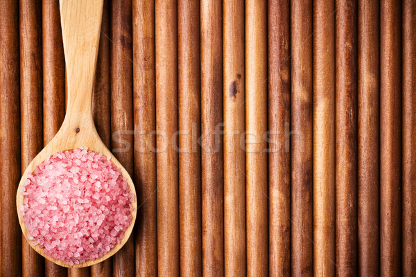 Tengeri só fakanál fa test levél egészség Stock fotó © gitusik