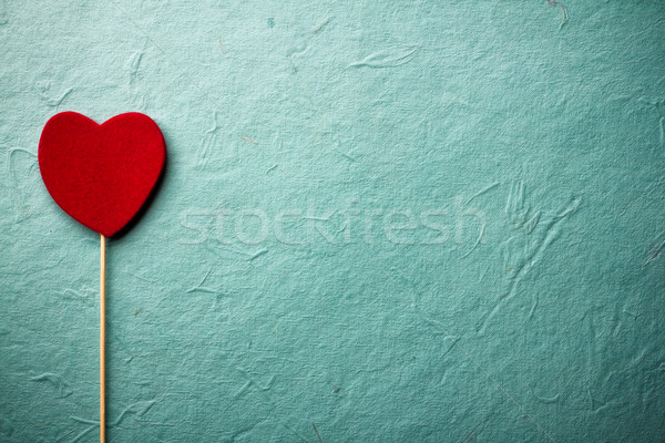 Valentin nap öreg retro koszos dekoráció szívek Stock fotó © gitusik