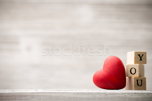 Love message. Stock photo © gitusik