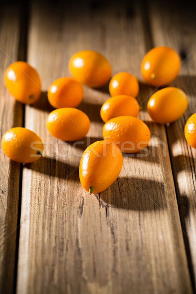 Bessen houten citrus fruit bestanddeel voedsel kruis Stockfoto © gitusik