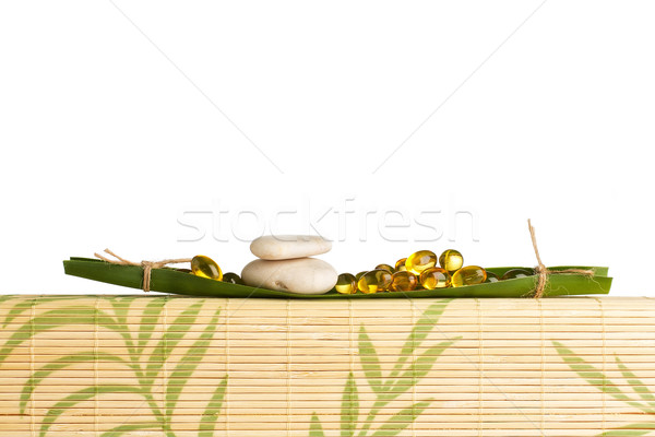 Imagine de stoc: Spa · pietre · capsule · natural · lemn