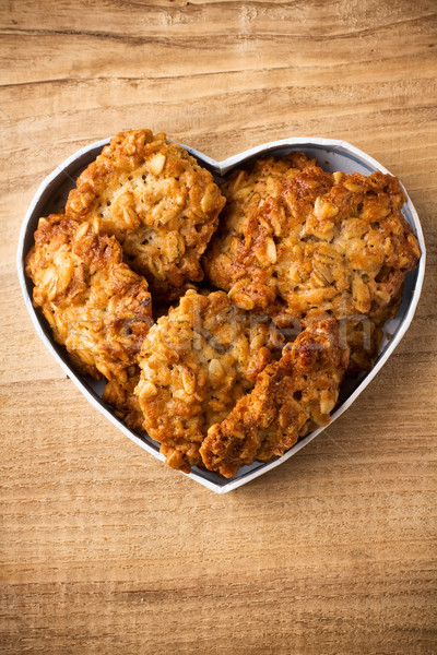 [[stock_photo]]: Cookies · alimentaire · fond · cuisson · dessert