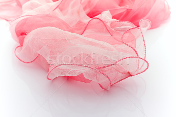 Pink silk scarf. Stock photo © gitusik