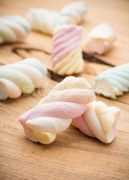 Guimauve bonbons bois groupe manger horizons [[stock_photo]] © gitusik