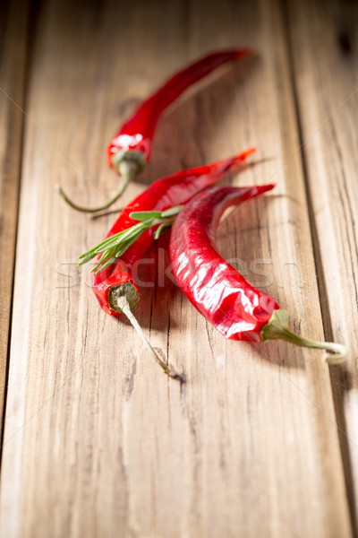 Chili piment bois alimentaire nature [[stock_photo]] © gitusik