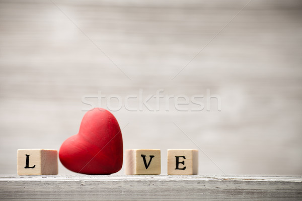 Love message. Stock photo © gitusik