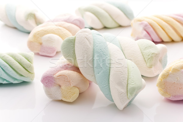 Guimauve bonbons isolé blanche groupe manger [[stock_photo]] © gitusik