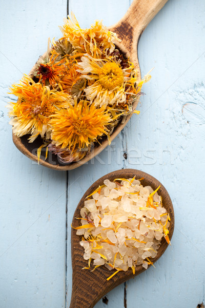 Stock foto: Homöopathische · Medizin · getrocknet · Aromatherapie · Pflanzen · Kräutertee