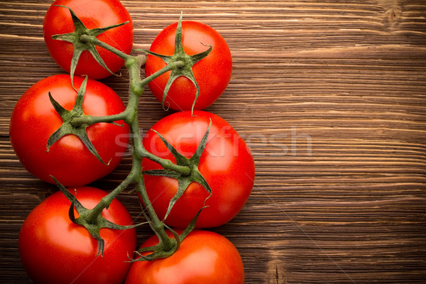 Tomate afara alimente verde culoare Imagine de stoc © gitusik
