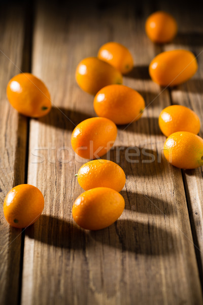 Bessen houten citrus fruit bestanddeel voedsel kruis Stockfoto © gitusik