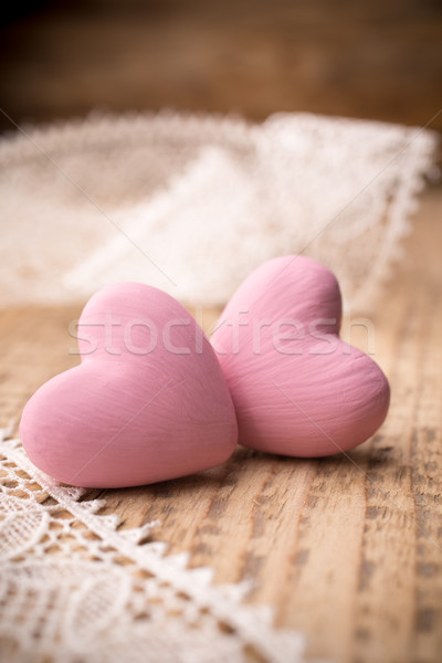 Stock photo: Hearts.