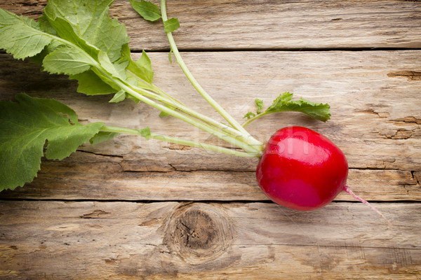 Stok fotoğraf: Turp · ahşap · masa · tablo · bitki · yeme · arka