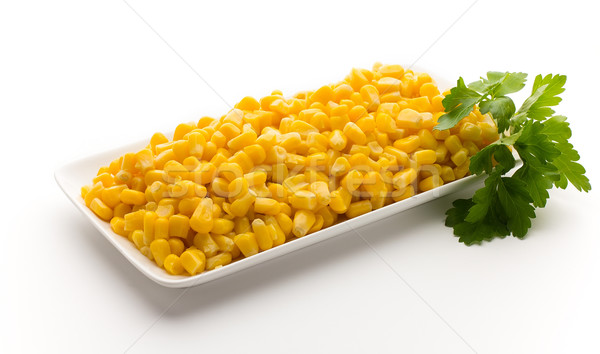Stack of sweetcorn kernels. Stock photo © gitusik