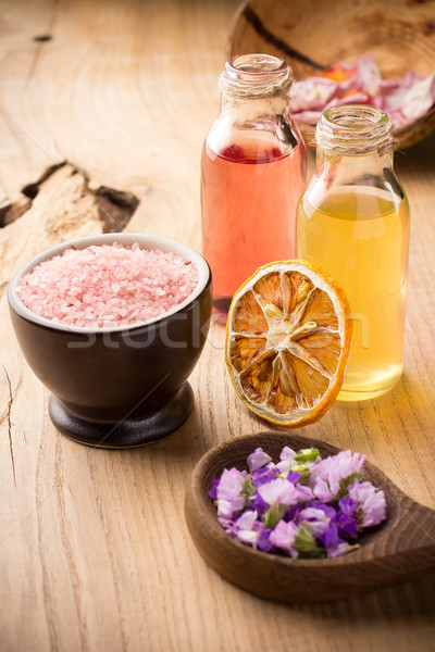 Aromaterapia ciało oleju spa charakter Zdjęcia stock © gitusik