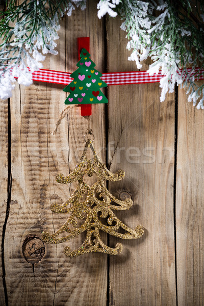 Christmas peg. Stock photo © gitusik