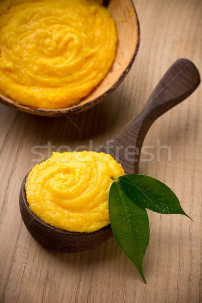 Mango lichaam boter gezondheidszorg aromatherapie natuur Stockfoto © gitusik