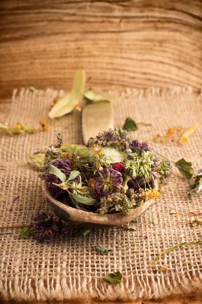 Stock photo: Herbal tea.